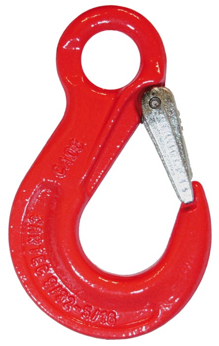 Ösenlasthaken mit Schmiedefalle