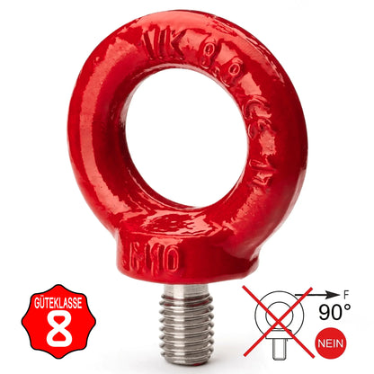 Fixed eyebolt, grade 8