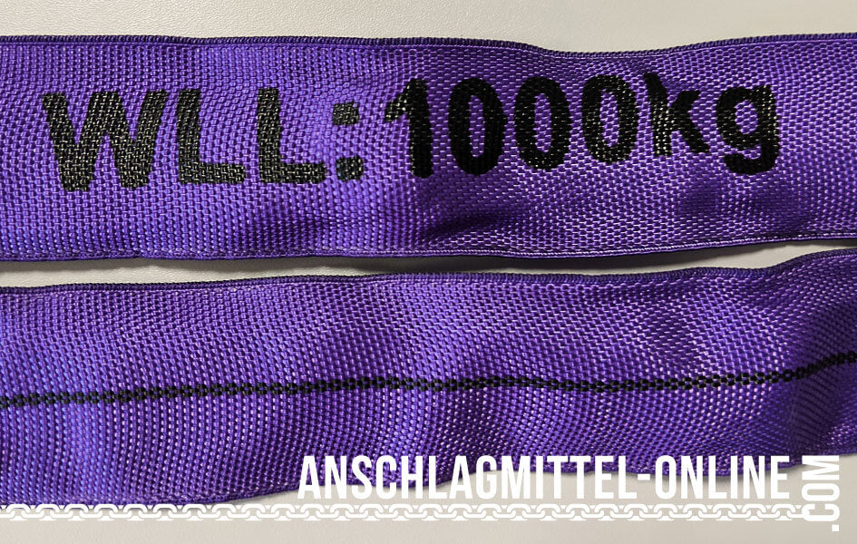 Rundschlinge Tragfähigkeit 1 t