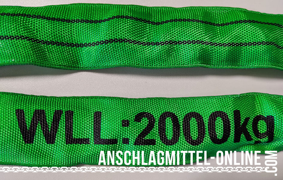 Rundschlinge Tragfähigkeit 2 t