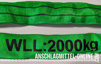 Rundschlinge Tragfähigkeit 2 t